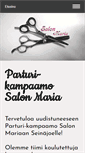 Mobile Screenshot of pksalonmaria.fi